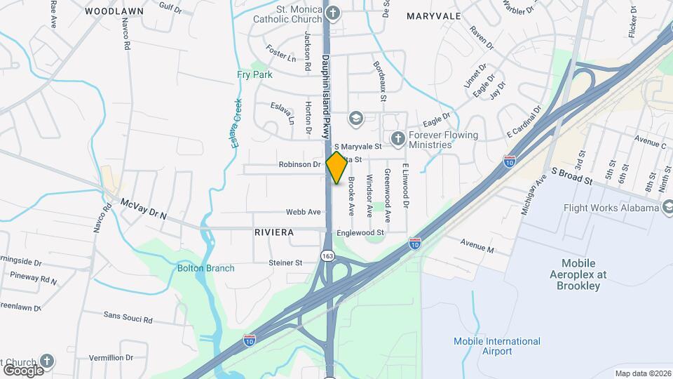 1351 Dauphin Island Pkwy Map and Location Details