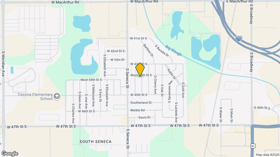 4509 S Handley Ave Map and Location Details