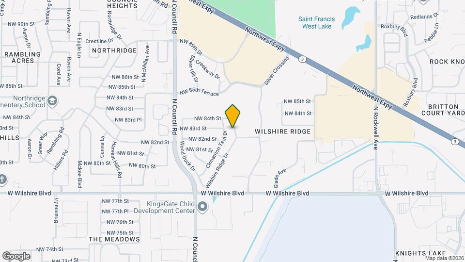 8309 Wilshire Ridge Dr Map and Location Details