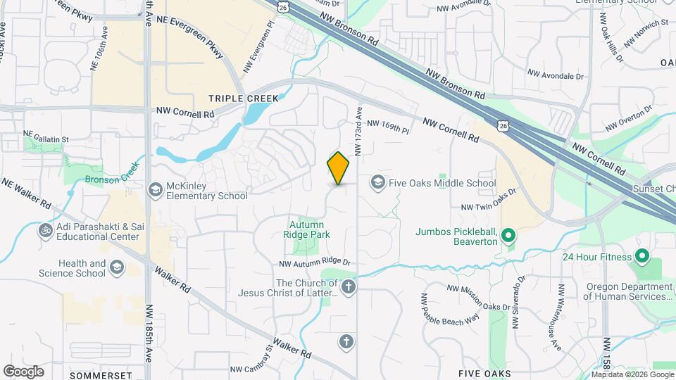 17482 NW Fieldstone Dr Map and Location Details