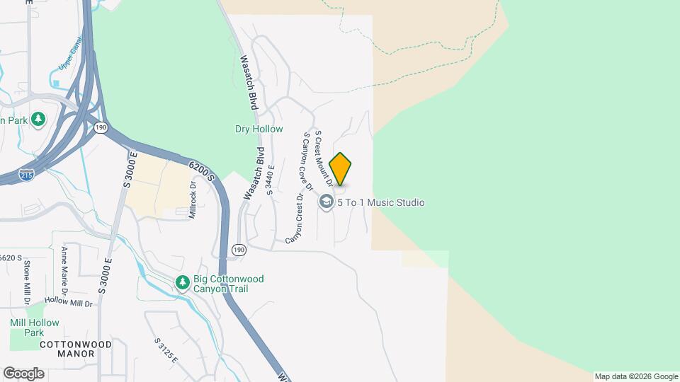 3608 E Crest Mount Cir Map and Location Details