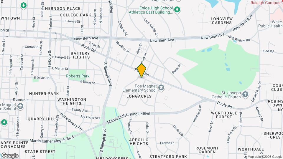 2104 Nelson St Map and Location Details