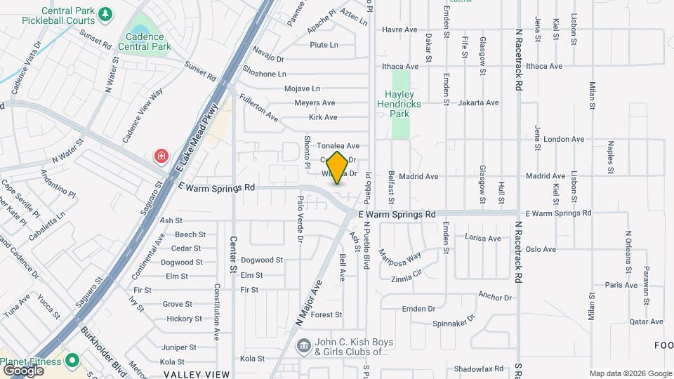 556 Bayo Canyon Ct Map and Location Details