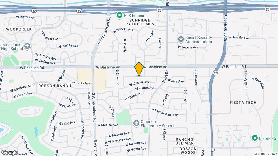 849 W Kiva Ave Map and Location Details