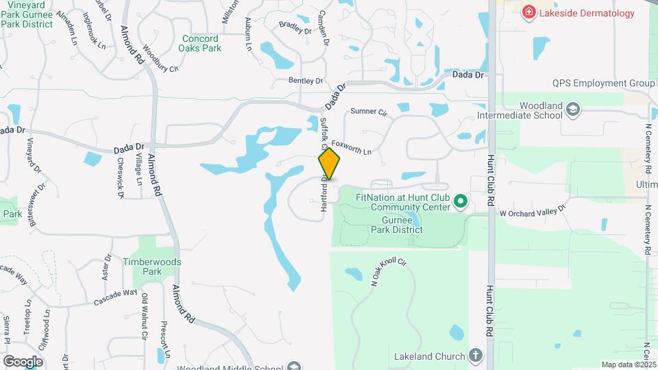 925 Hartford Dr Map and Location Details