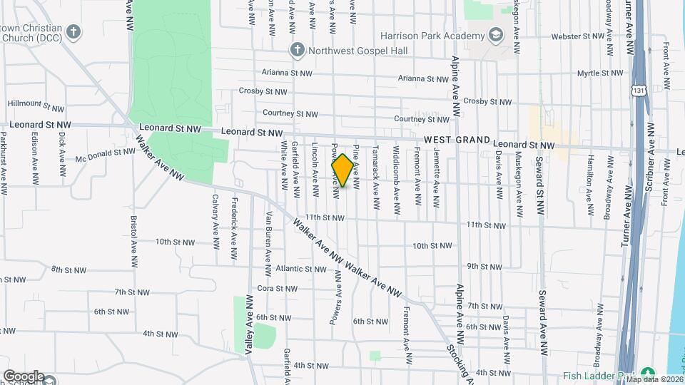 1040 Powers Ave NW Mapa y Detalles de la Ubicación