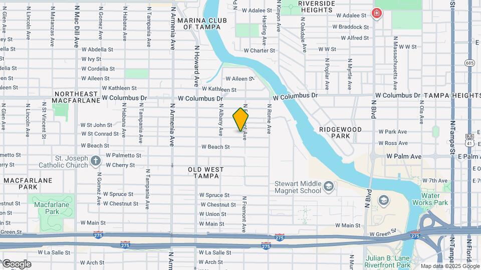 1905 W St Conrad St Map and Location Details