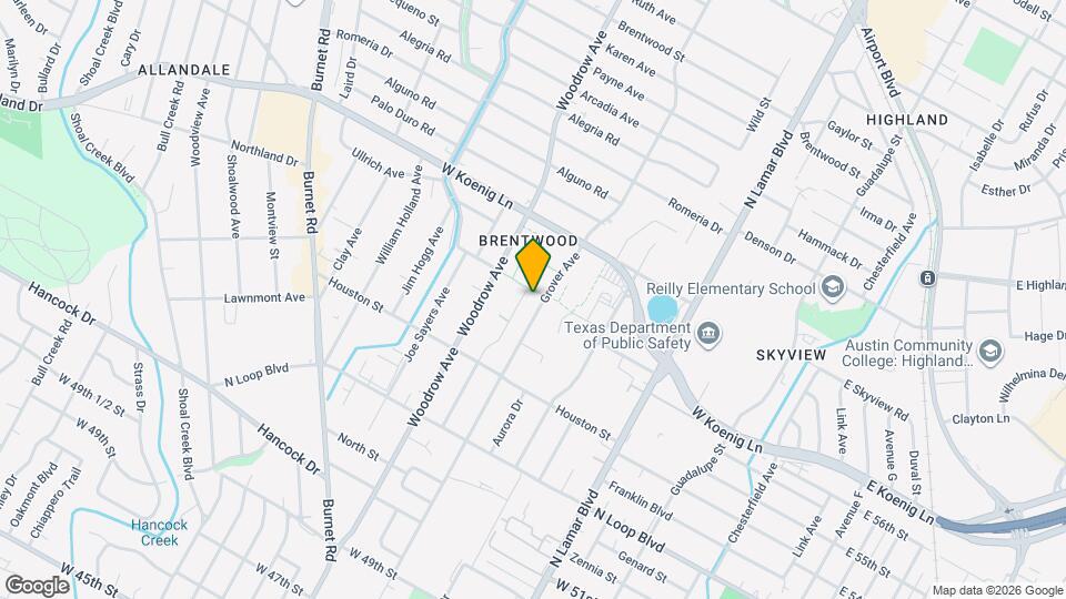 5612 Grover Ave Map and Location Details