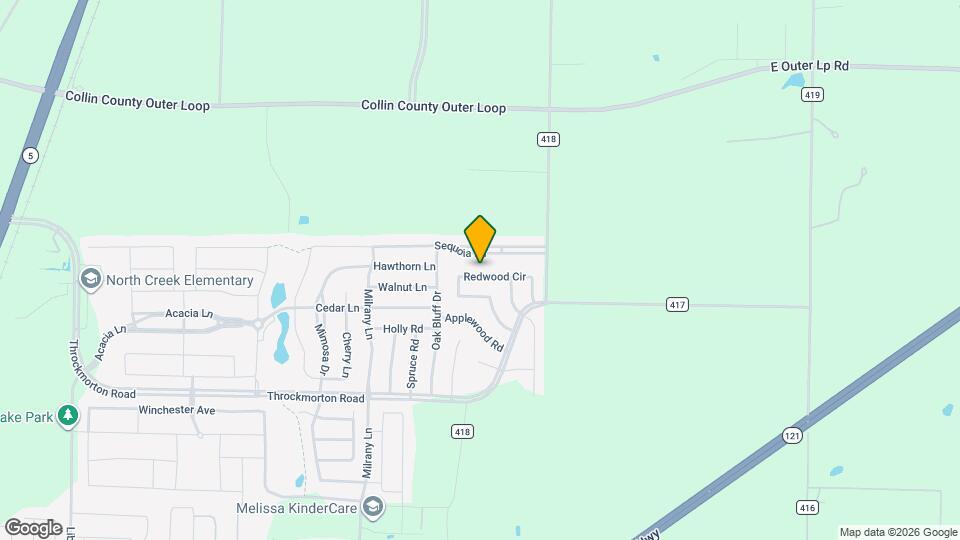 3611 Redwood Cir Map and Location Details