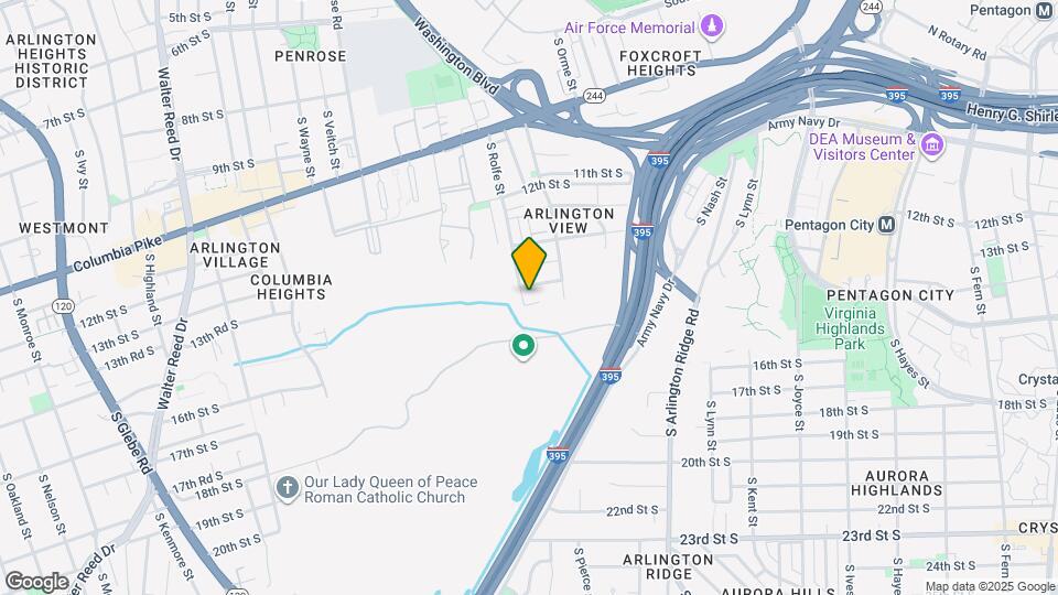 The Terraces at Arlington View East Map and Location Details