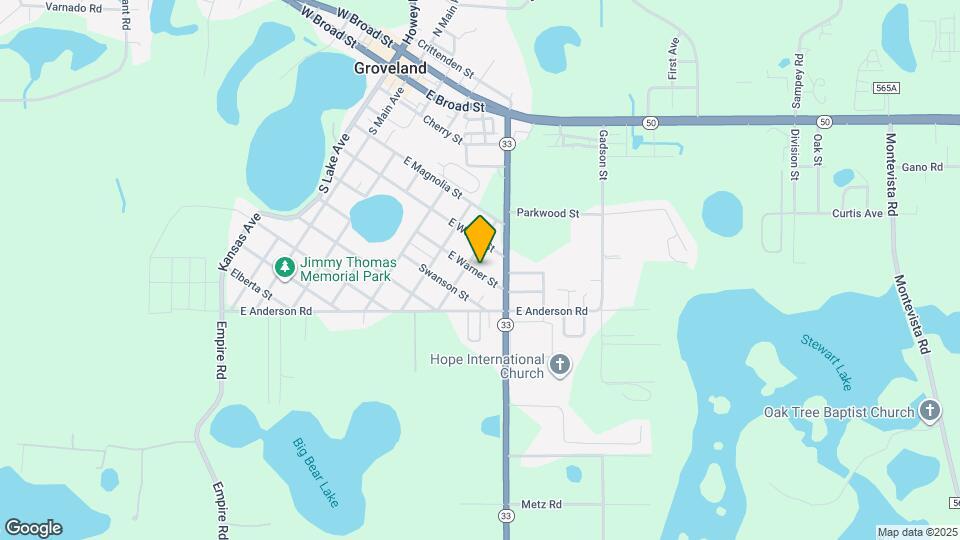 627 E Warner St Map and Location Details