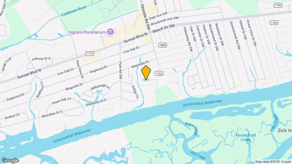 607 Sunset Oaks Ln Map and Location Details
