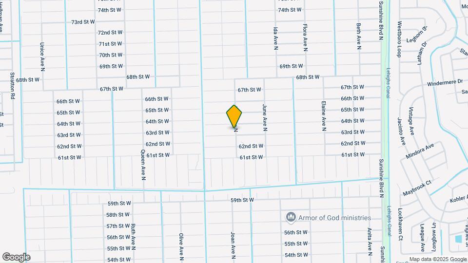3000 63rd St W Map and Location Details