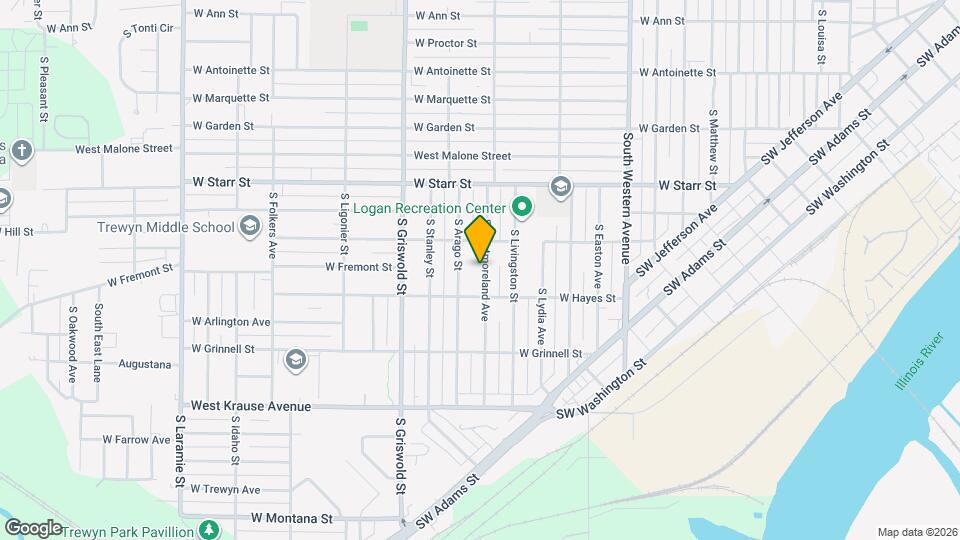 1521 S Westmoreland Ave Map and Location Details