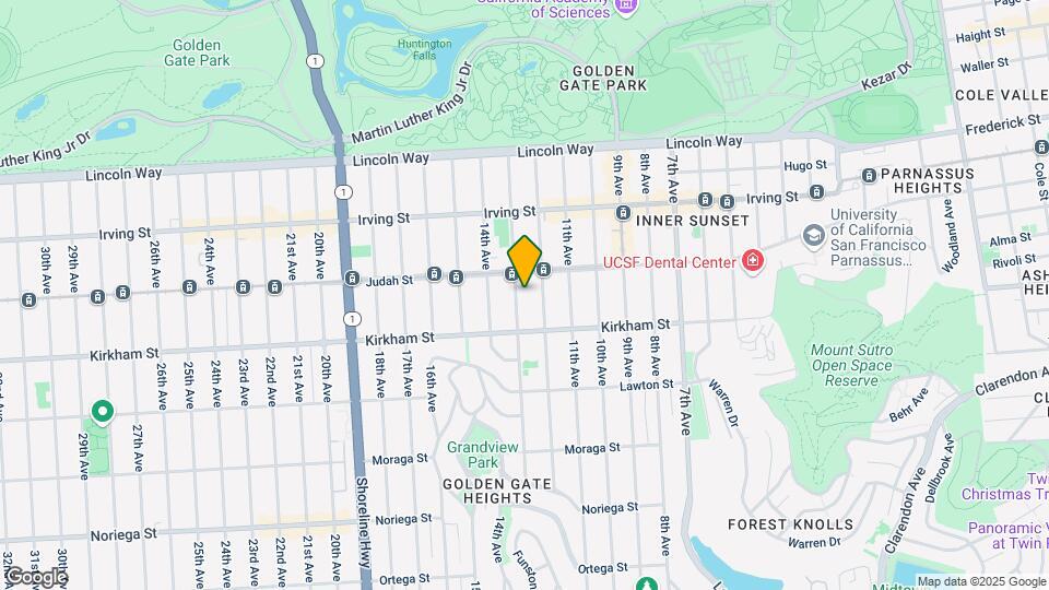 1434-1436-1436 Funston Ave Map and Location Details