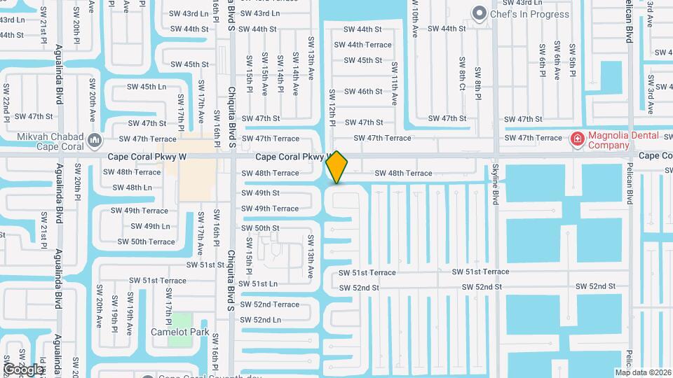 1221 SW 49th St Map and Location Details