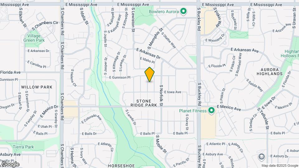 1552 S Memphis St Map and Location Details