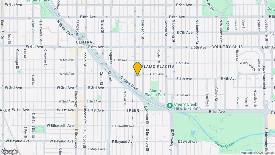 366 N Washington St Map and Location Details