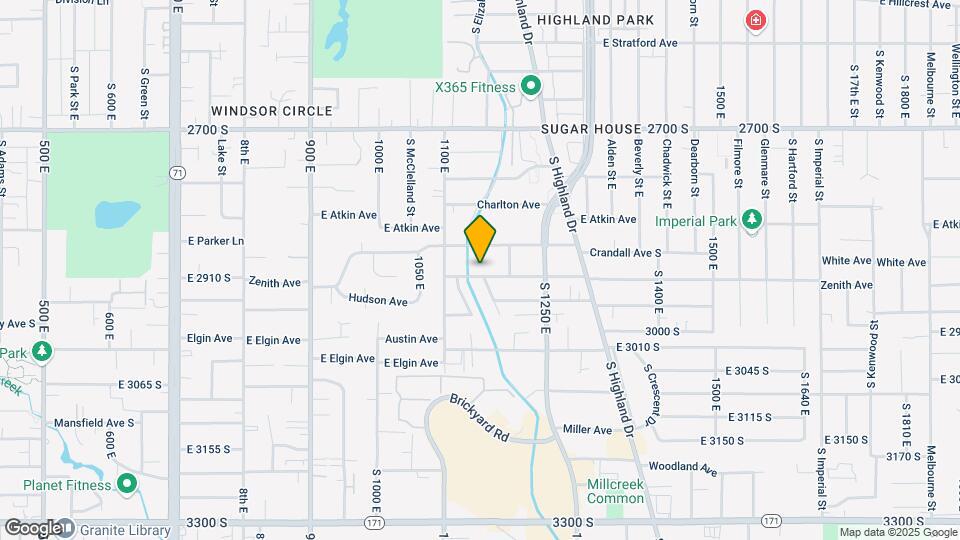 1155 E Zenith Ave Map and Location Details