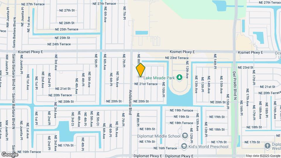 2125 NE 8th Pl Map and Location Details
