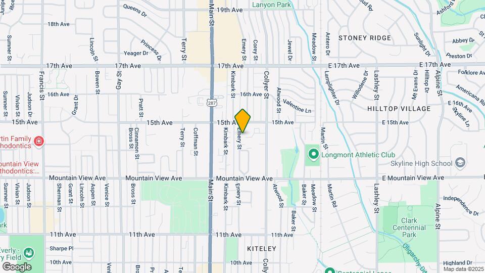 1430 Emery St Mapa y Detalles de la Ubicación