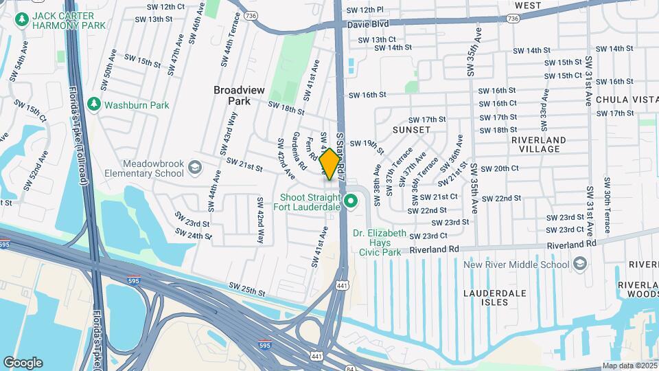 1960 SW 41st Ave Map and Location Details