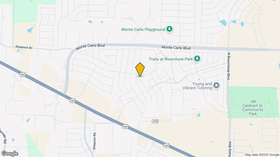 3008 Winding Meadow Trail Map and Location Details