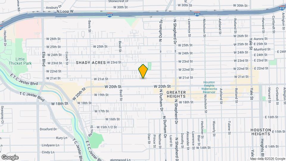 914 1/2 W 21st St Map and Location Details