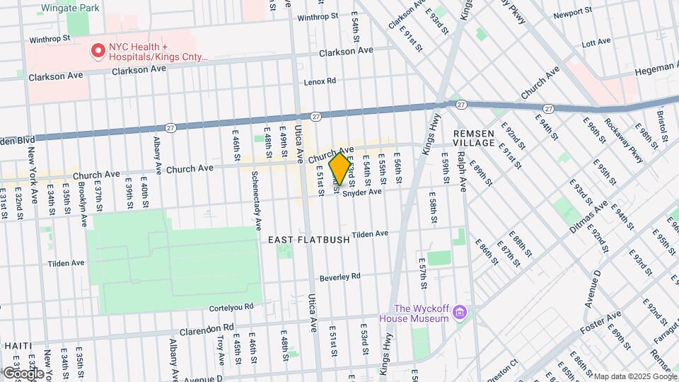 5201 Snyder Ave Map and Location Details
