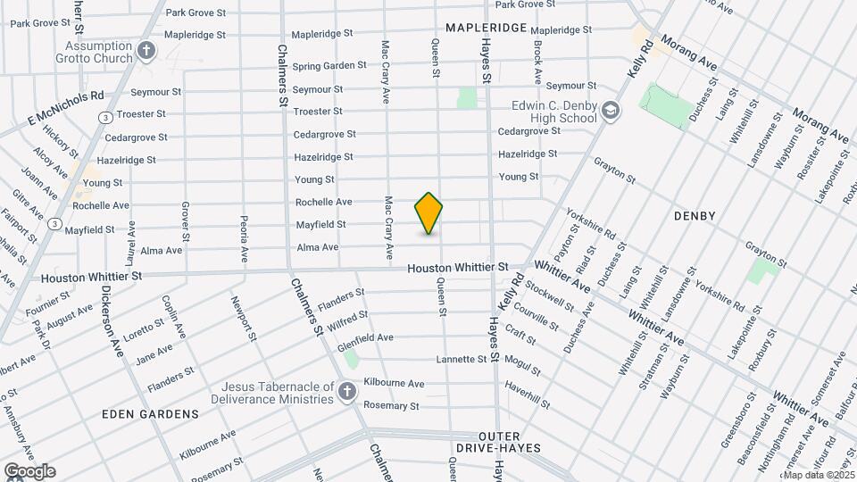 14895 Alma Ave Map and Location Details