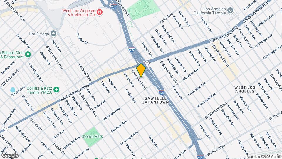 1700 Sawtelle Blvd, Unit Soho square Map and Location Details