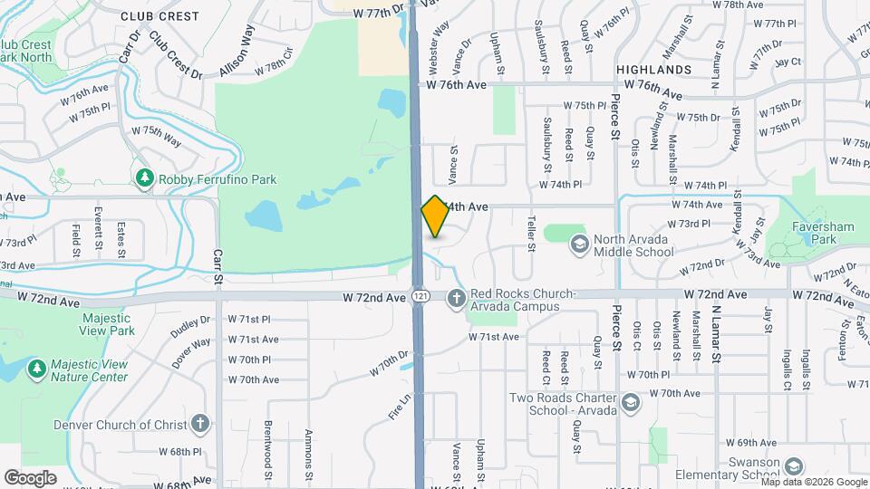 7315 Upham Ct, Unit Hill top mini orchard Map and Location Details