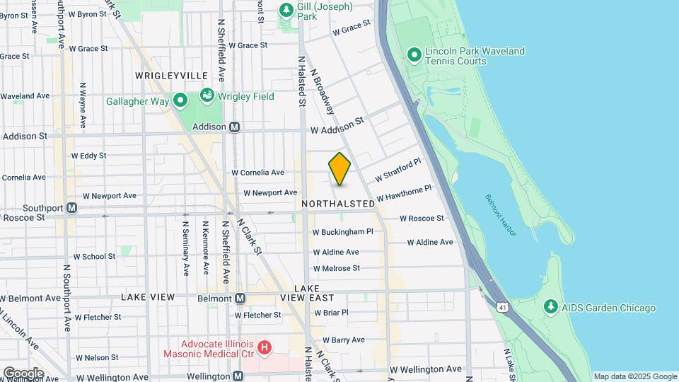 3433 N Elaine Pl-Unit -Apt 3RD Map and Location Details