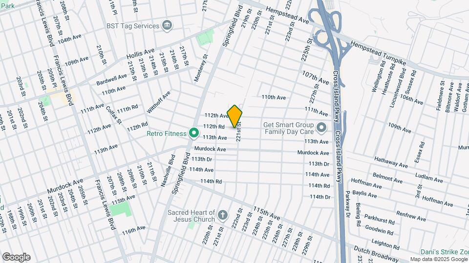 219-42 112th Rd Map and Location Details
