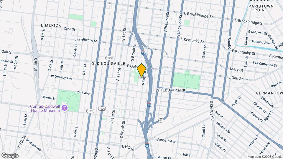 1236 S Floyd St Map and Location Details