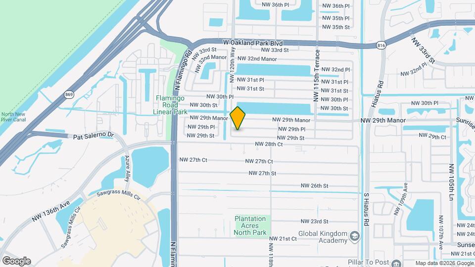 12021 NW 29th St Mapa y Detalles de la Ubicación