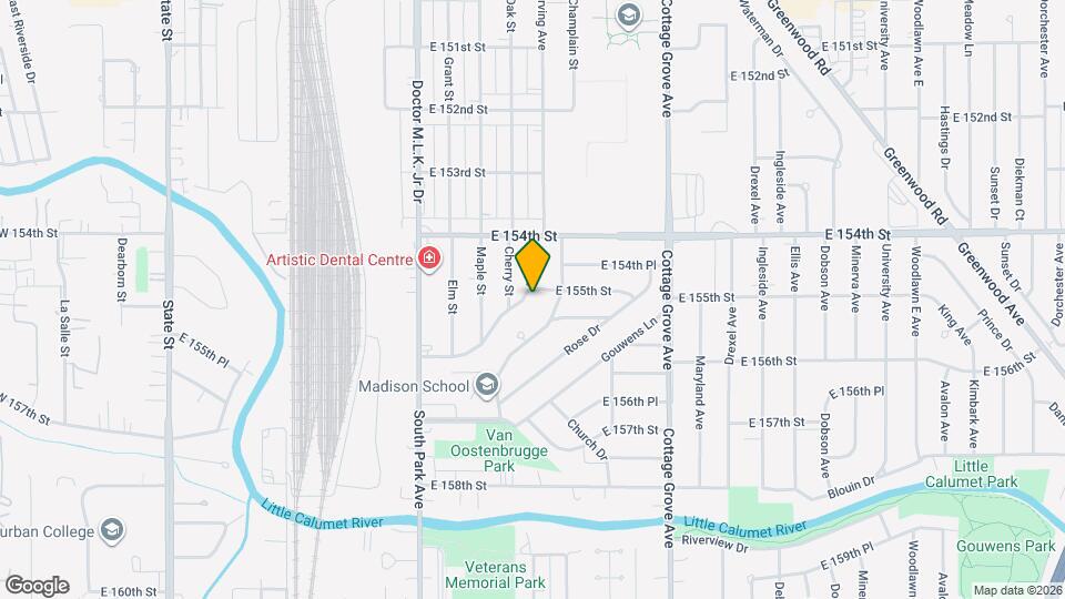 15509 Park Ln Map and Location Details