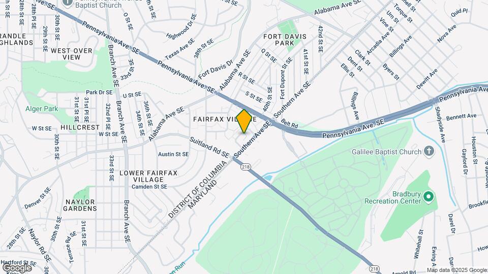 Fairfax Village Condominiums Map and Location Details