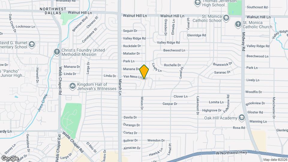 9753 Mixon Dr Map and Location Details