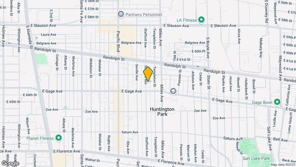 6336 Stafford Ave Mapa y Detalles de la Ubicación
