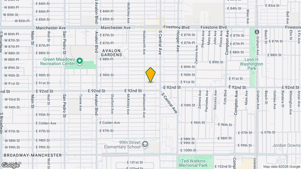 920 E 91st St, Unit 920 Mapa y Detalles de la Ubicación