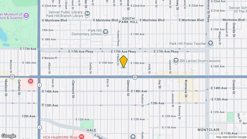 1540 Forest St Map and Location Details