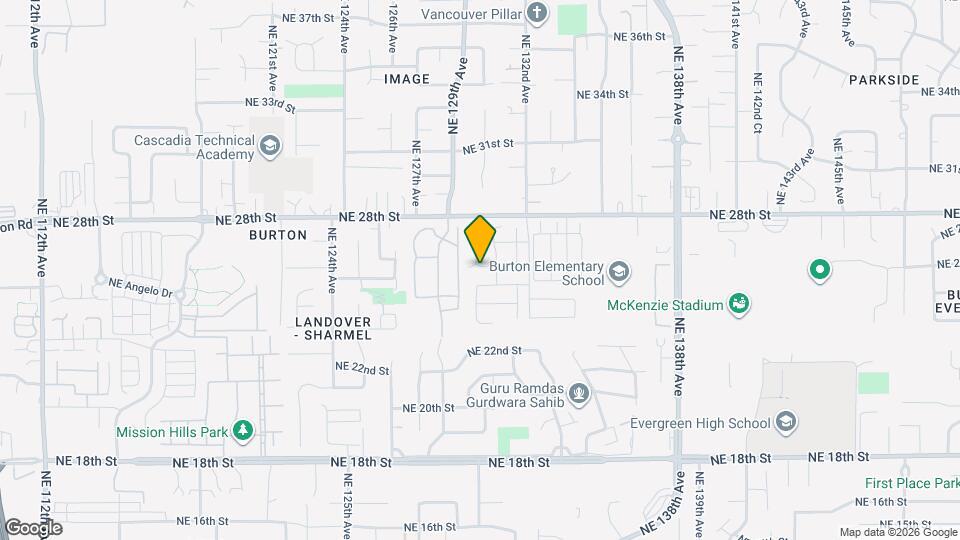 2605 NE 130th Ct Map and Location Details
