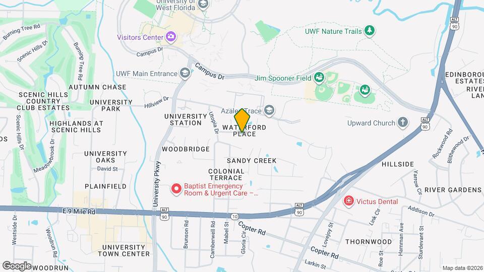 10156 Crest Ridge Dr Map and Location Details