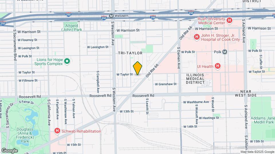 2233 W Taylor St Map and Location Details