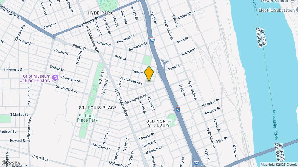 1215 Wright Street Mapa y Detalles de la Ubicación