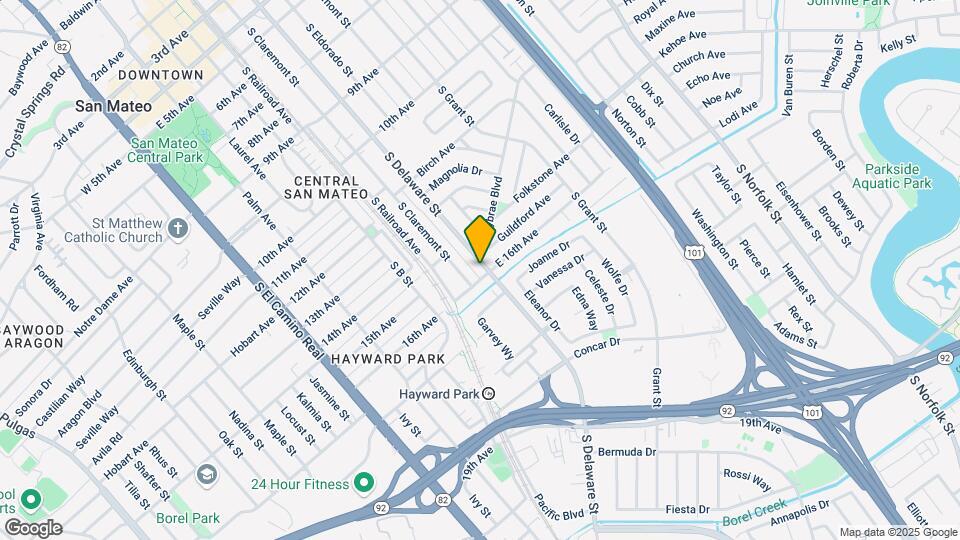 1534 S Delaware Map and Location Details
