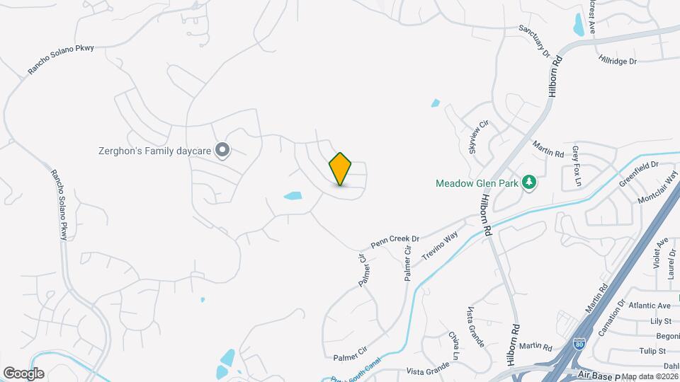 3121 Sonoma Valley Dr Map and Location Details