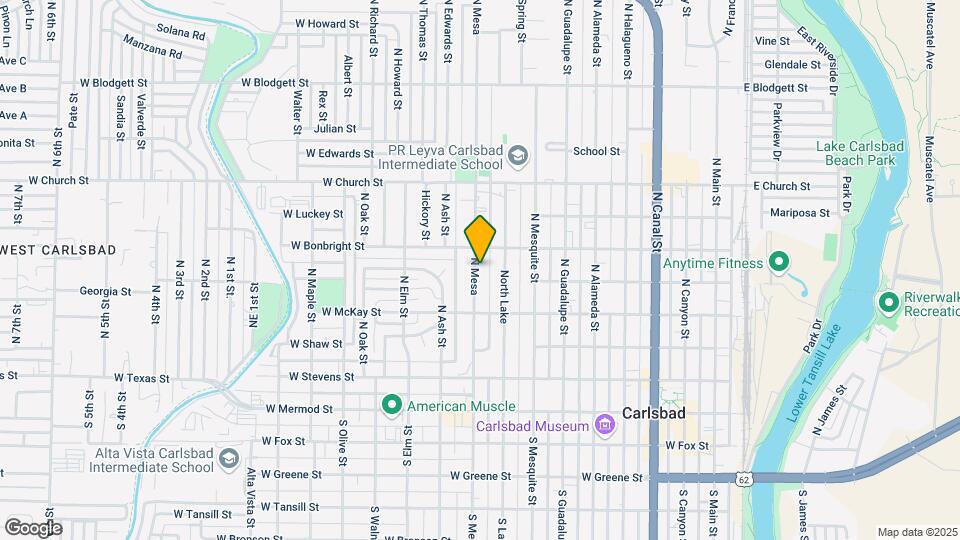 504 N Mesa Mapa y Detalles de la Ubicación