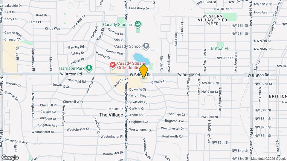 1515 Casady Ln Map and Location Details